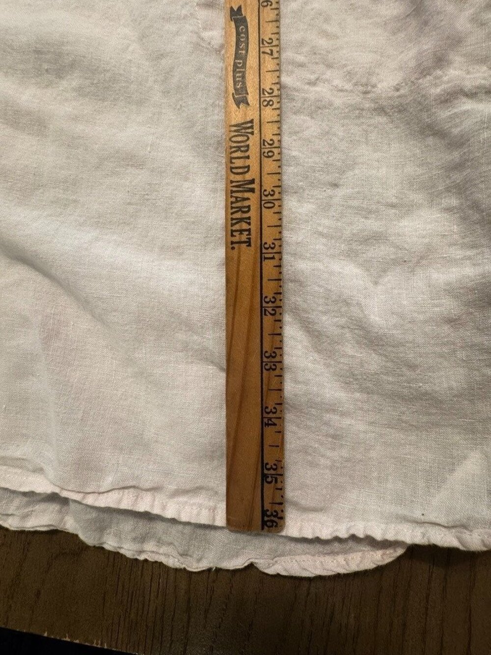 Saks Fifth Avenue Pale Pink 100% Linen Sleeveless Shirt Dress Large Pockets - Picture 5 of 10